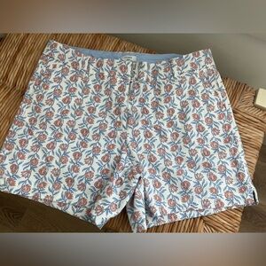 Crown & Ivy Blue and Pink Floral Shorts